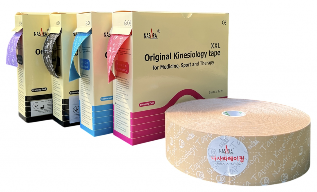 Кінезіо тейп  Nasara  5 см х 32 м