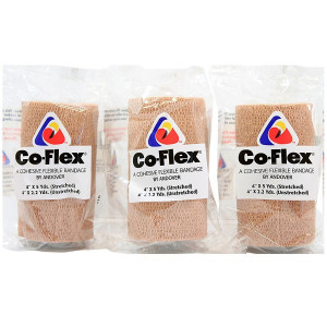 Самофіксуючий еластичний бинт Coflex Andover 7,62 см х 4,6 м бежевий